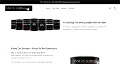 Desktop Screenshot of paintonscreen.com